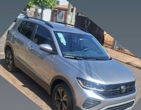 Volkswagen T-Cross prata com a pintura tratada